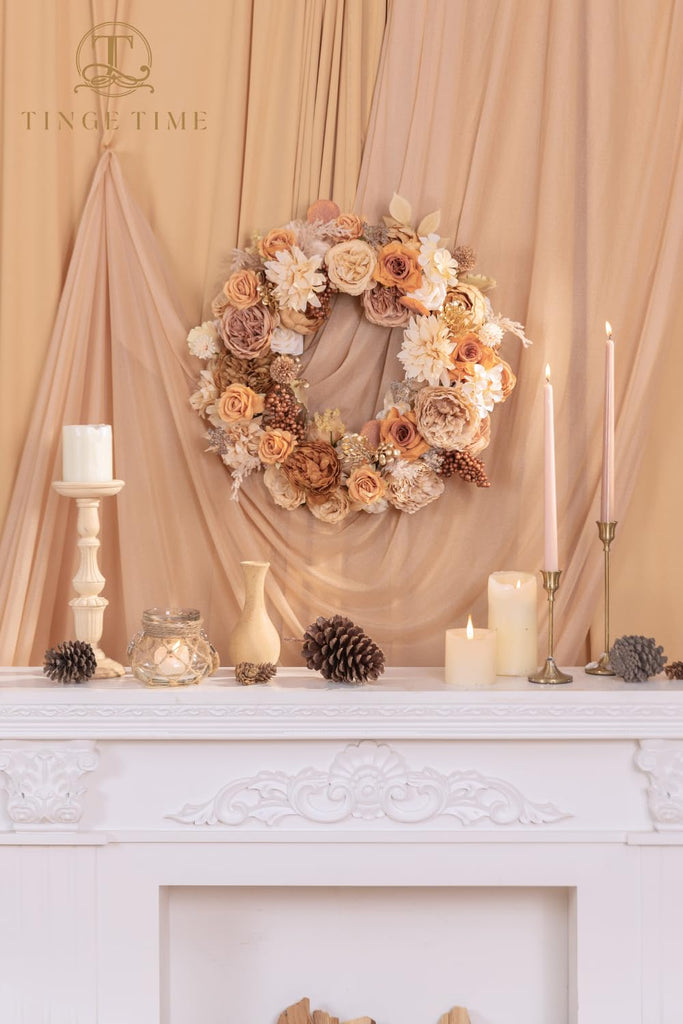 Boho Artificial Flowers Box Combo Nude Wedding Decor