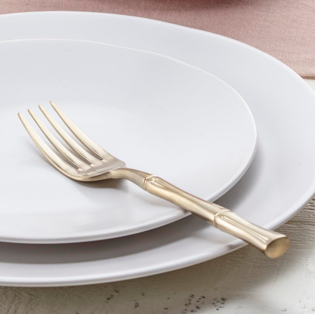 Royal Pacific 18/10 Stainless Steel, 5 Piece Flatware Set (Service for 1), Brushed Champagne