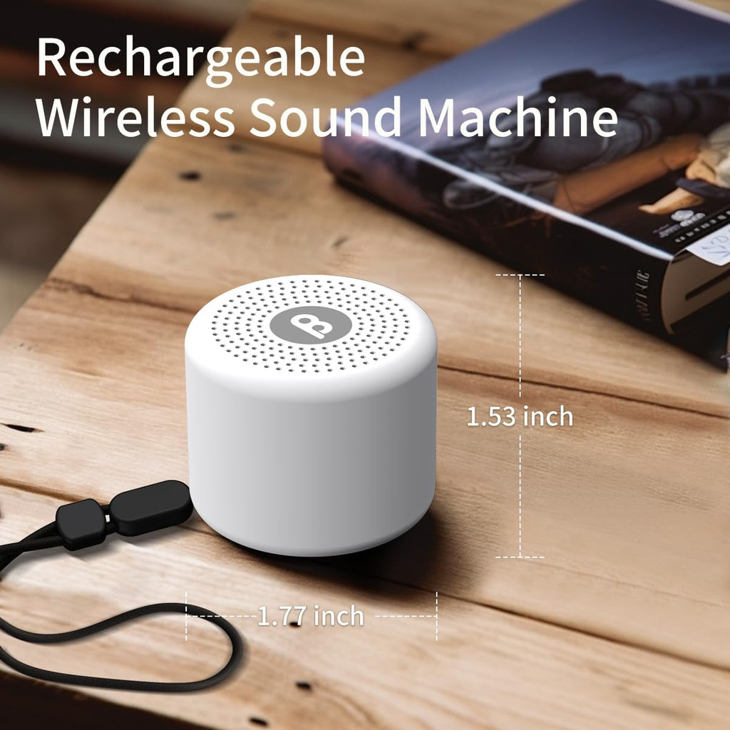 Mini Portable Sound White Noise Machine Baby Patter for Sleep with 30 Sounds for Baby Kids Adults 32 Volume Levels Sleep