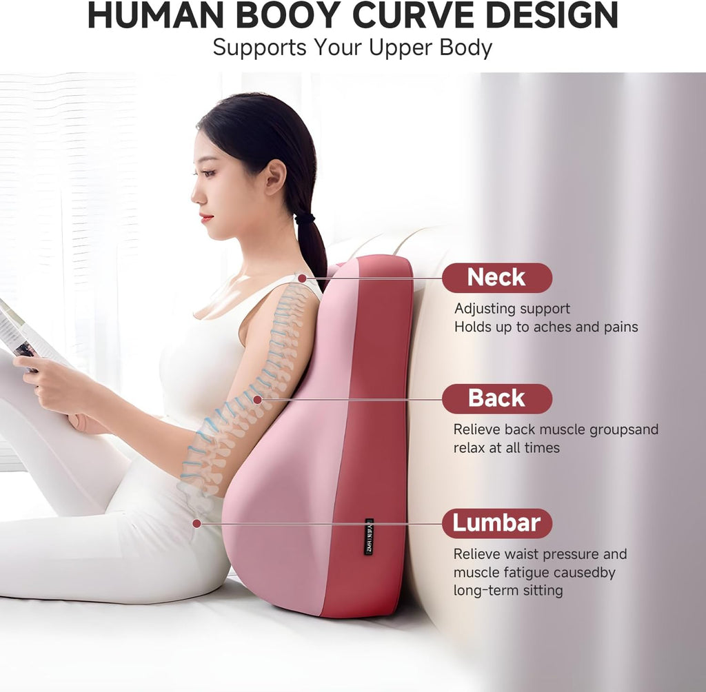 Multi-Position Wedge Pillow for Back Support,Multifunctional Positioning pad with Memory Foam can be Used for