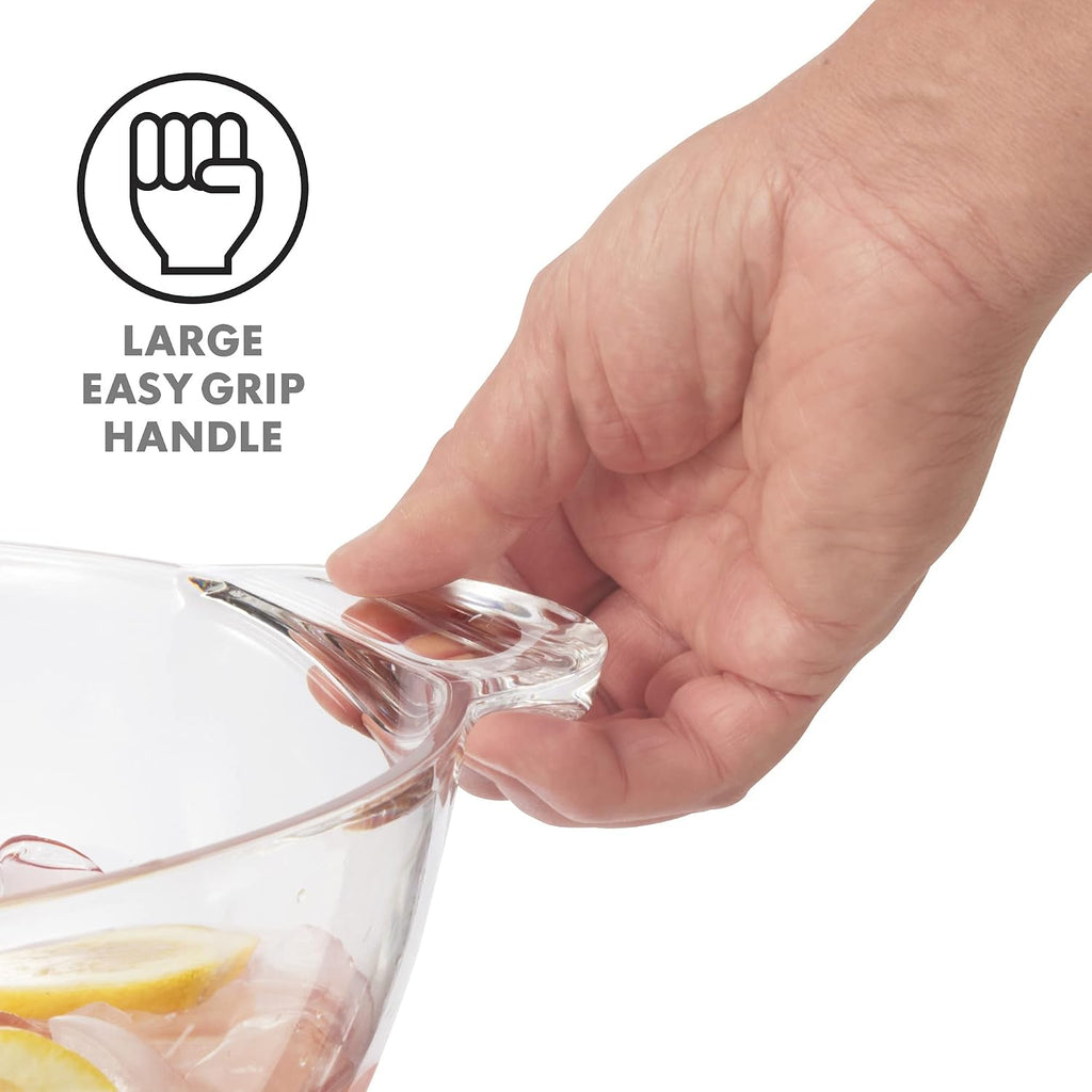 Acrylic Square Ice Bucket - Clear Beverage Cooler w/Handles, Wine Cooler, Beer Chiller, Ideal Drink Buckets