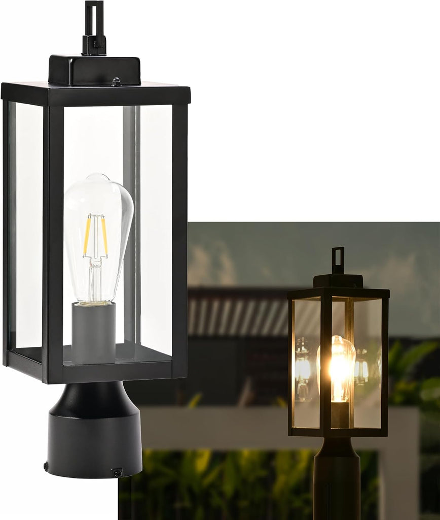 Outdoor Post Light Anti-Rust Lamp Post Lights Fixture Waterproof Exterior Lighting Lamp Post Outdoor Pole Light for
