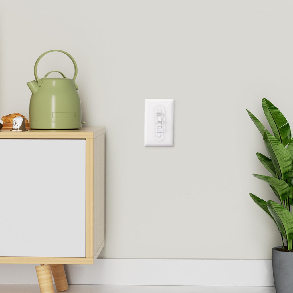 Wall Switch Guard, Childproof Light Switch Cover Guard | Toggle Style | Light Switch Protection | Lock Toggle Switch