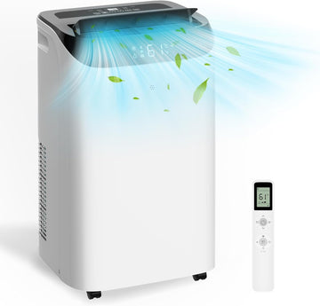 14,000 BTU Portable Air Conditioner Cools Up to 700 Sq.Ft, 3-IN