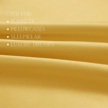 100% Pure Mulberry Silk Fabric by the Yard - Premium Solid Color Silk Fabric, Cut-to-Size, Soft and Luxurious for