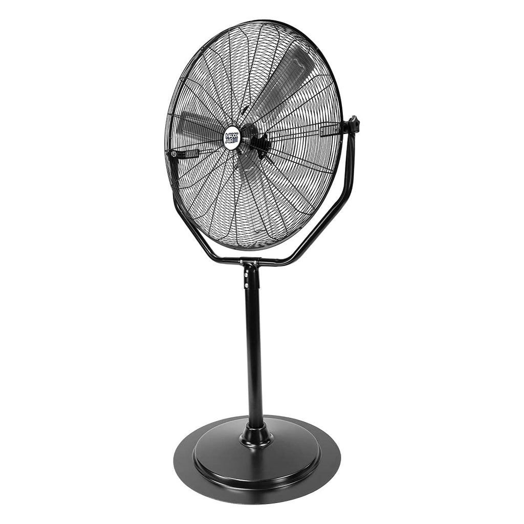 Industrial 30" Pedestal Fan, Powerful Heavy Duty Commercial Fan for Warehouses, Factories, and Large Spaces