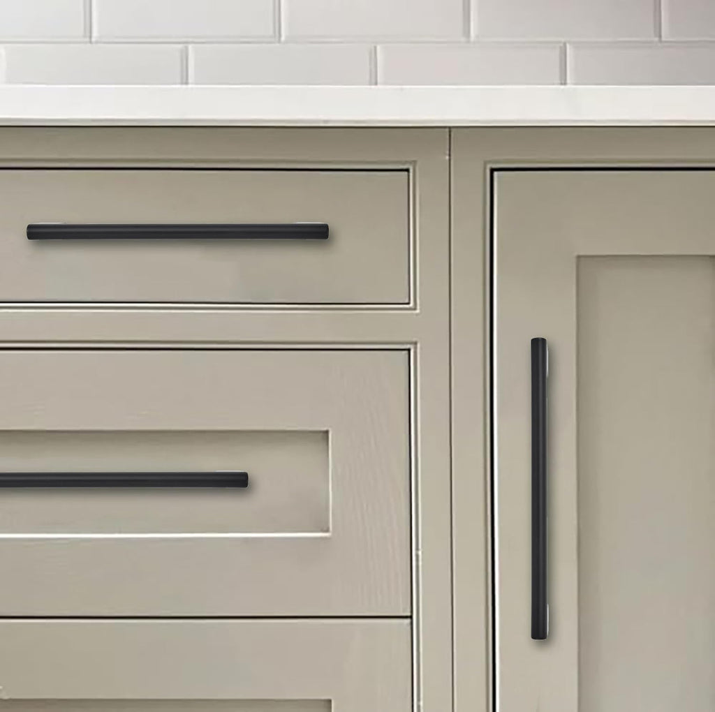Appliance Handle Pull Inch Hole Center 1 Pack Matte Black Cabinet Pulls Heavy Duty Solid Kitchen Drawer Handle
