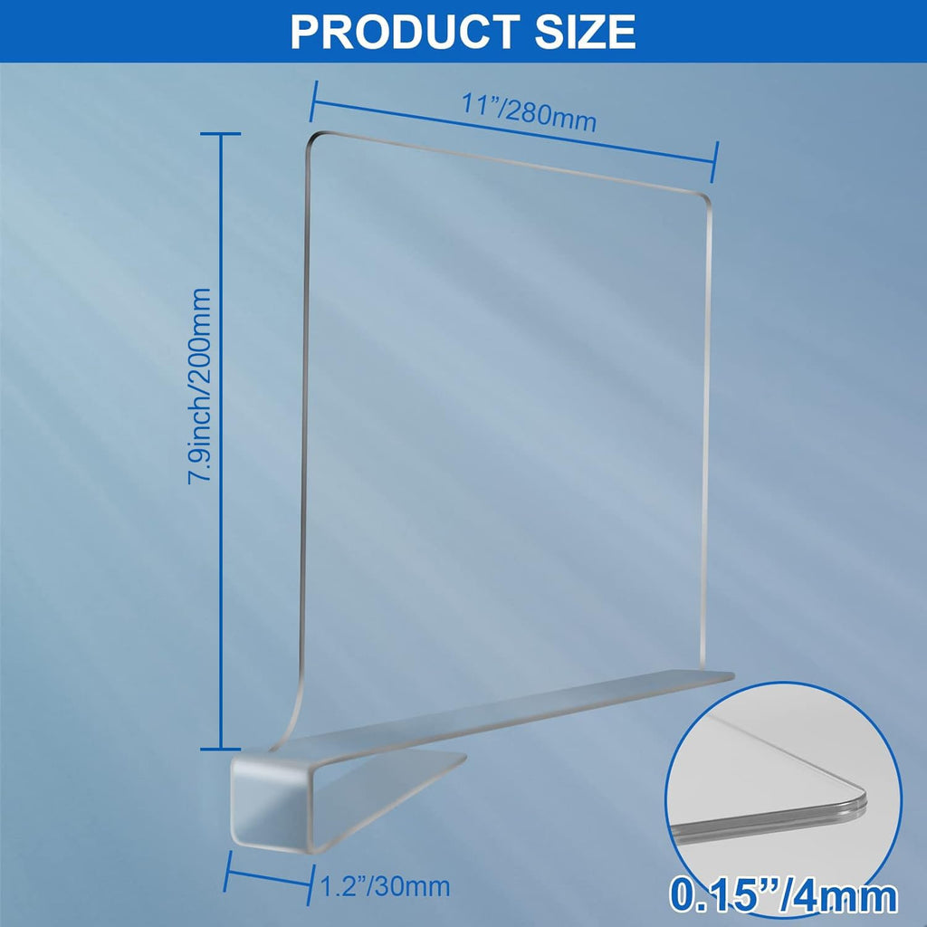 Acrylic Shelf Dividers for Closet Organization 6PCS Closet Shelf Divider Closet Dividers for Shelves Shelf Organizer