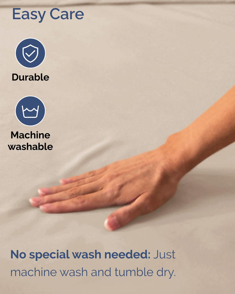 CGK Extra Deep Flex Top Split Head King Fitted Sheet Only - Wheat