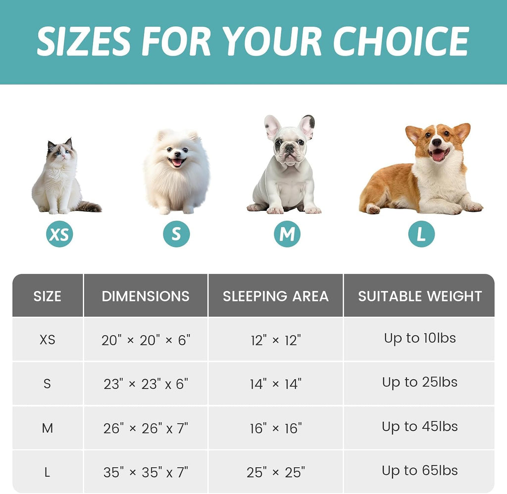 Hooded Blanket Cat Bed - Round Fluffy Donut Cuddler for Cats & Toy Dogs, Anti-Anxiety Faux Fur Pet Bed