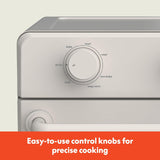 Air Fry Toaster Oven, 7 Preset Cooking Options, Dishwasher-Safe EverGood Coated Trays Included, 60-Minute Auto Shutoff