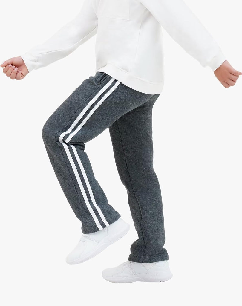 Pack Youth Boys Sweatpants Fleece Lined Athletic Joggers for Winter