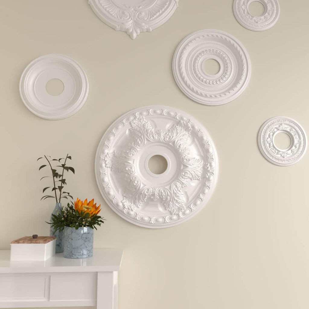 23 3/8-Inch OD x 3 5/8-Inch ID x 2 1/2-Inch P Granada Ceiling Medallion