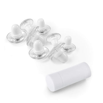 Clear Magnetic Duvet Clips with Magnetic Key for Easy Removal. Pack of 8 Comforter Fasteners that are Safe Locking