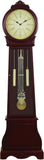 Traditional 72-Inch Floor Standing Grandfather Clock in Cherry Finish