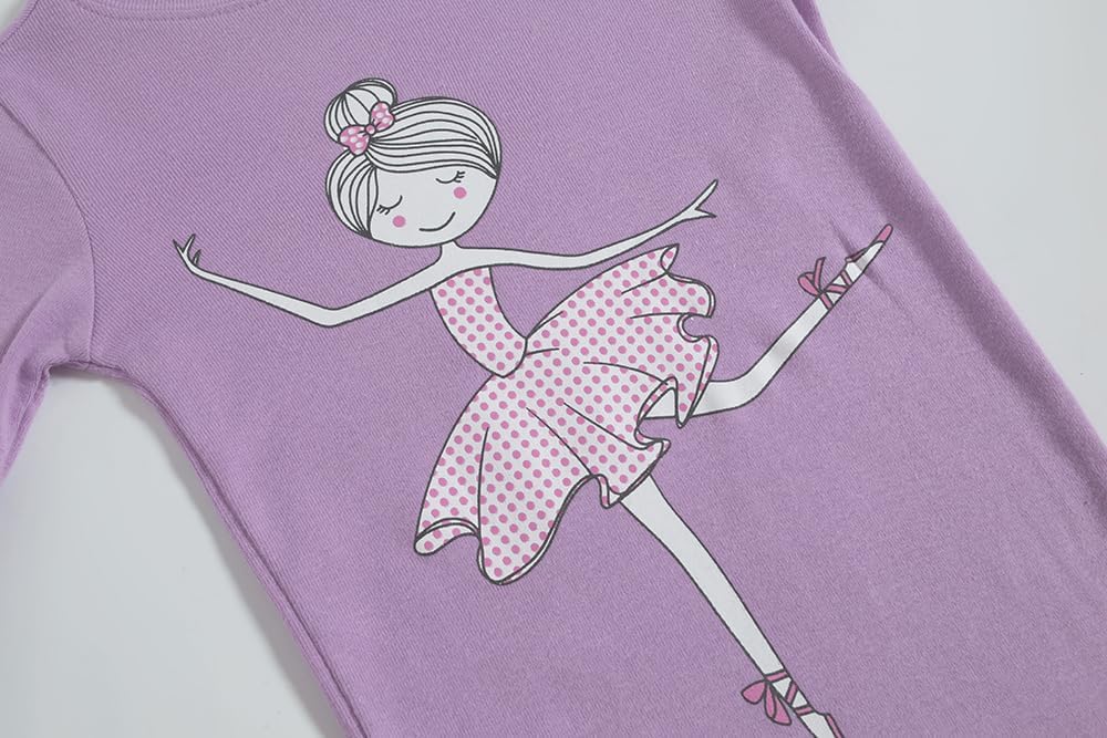 Girls Pajamas Set Kids Long Sleeve PJs Cotton Jammies
