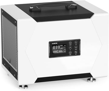 Crawl Space Dehumidifier with Drain Hose, 80 Pint Commercial Dehumidifier for Basement, Home Use, Water Damage