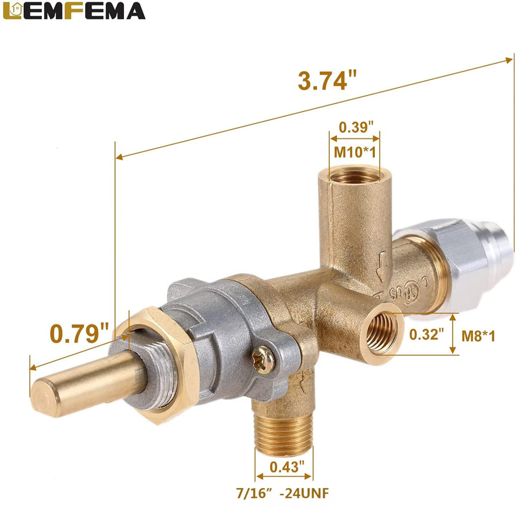 Replacement for Propane Patio Heater Control Valve & Thermocouple & Safety