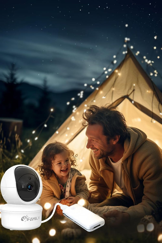 5"Split Screen Baby Monitor with 2 Cameras and Audio n Night Vision