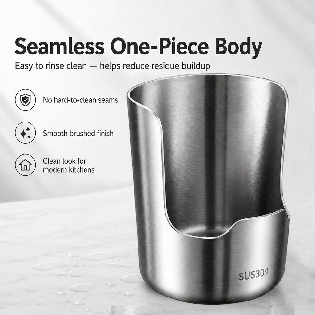 Multi-functional Thickened Stainless Steel Utensil Organizer,1