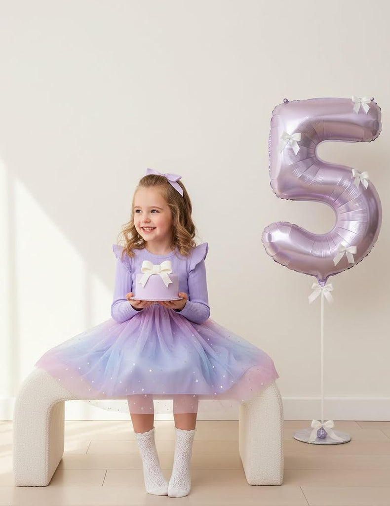 Girls Tulle Tutu Party Birthday Princess Formal Fancy Princess Dress
