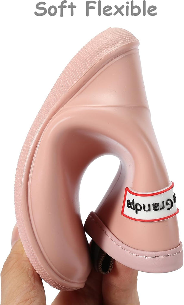 Toddler Rain Boots for Boys Girls Kids Rain Shoes Baby Rain Boots