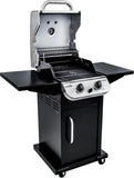 2-Burner Cabinet Propane Gas Grill, Stainless Steel BBQ Grill for Outdoor Patio Cooking