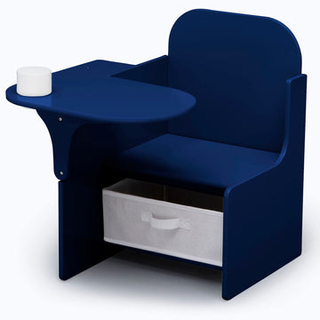 Children MySize Chair Desk with Storage Bin - Greenguard Gold Certified, Navy