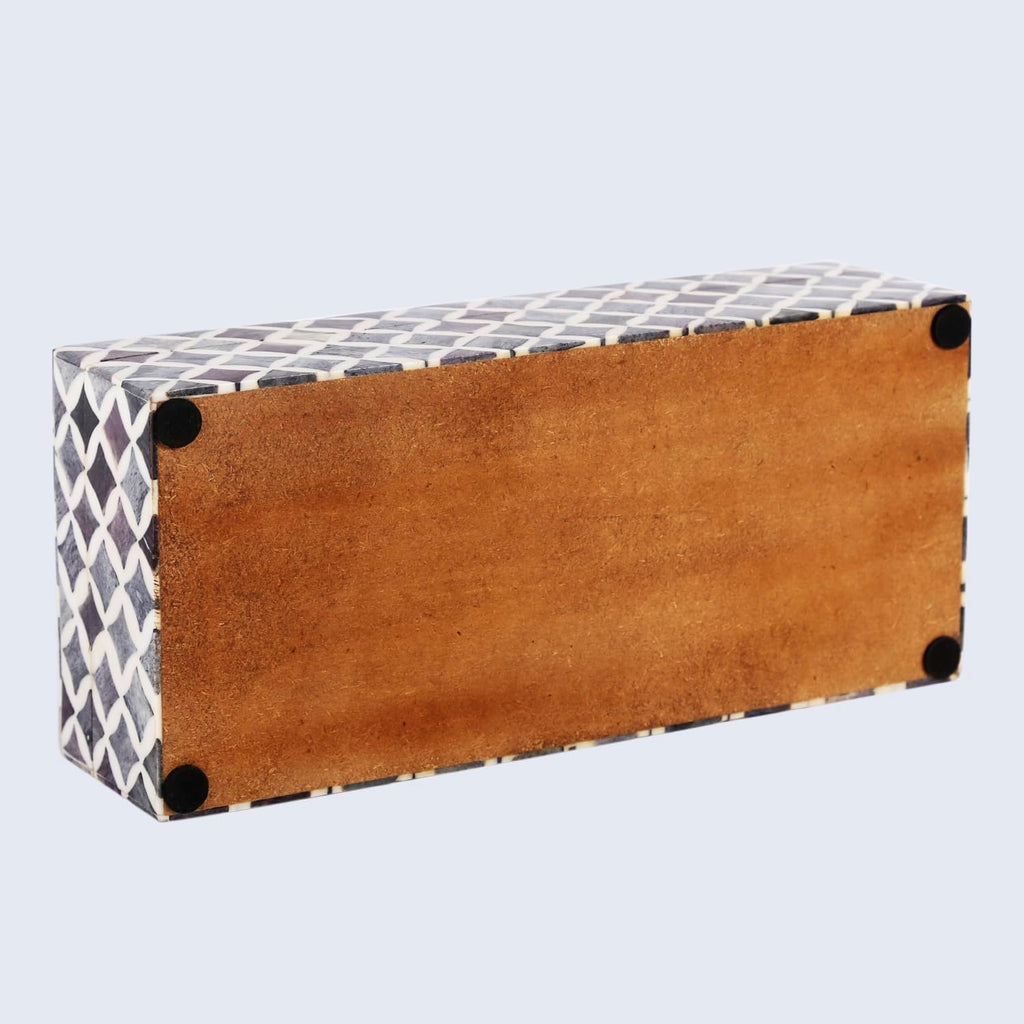 Decorative Storage Box with Lid, Moroccan Coffee Table Storage Box Organizer, Wooden Keepsake Jewelry Box, Decorative