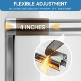56-60" W x 57" H Semi-Frameless Bathtub Sliding Doors