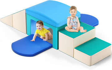 Foam Climbing Blocks for Toddlers - Soft Play Set for Toddlers 1- Climbing Toys - Baby Climbing Gym Foam