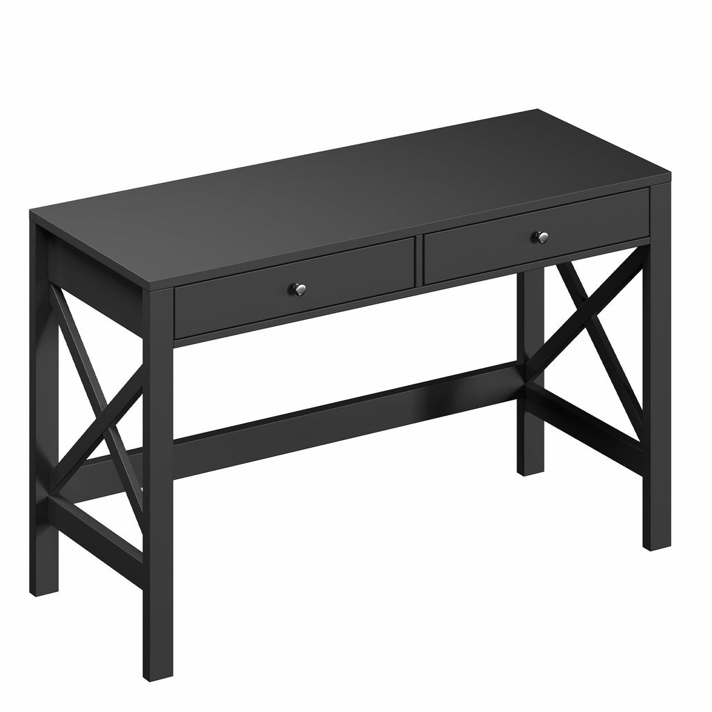 47.2 Inches Farmhouse Computer Desk with 2 Drawers