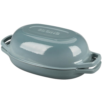 Enameled Cast Iron Oval Dutch Oven Pot with Lid, Dutch Oven for Sourdough Bread Baking, Bread Oven, Bread Dutch Oven