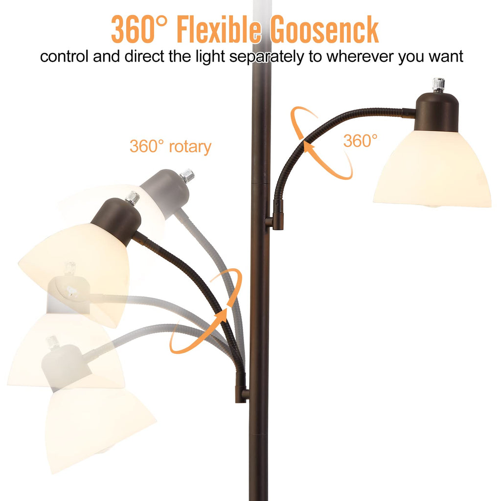 Floor Lamps, 72" Tall Standing Lamp, Torchiere Lamp
