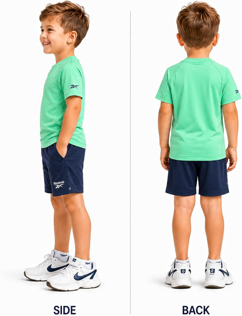 Toddler Boys Piece Short Set - Tee & Shorts Summer Activewear