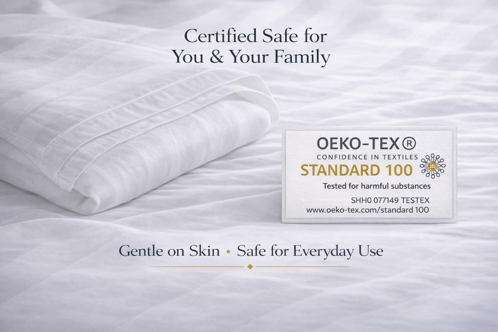100% Egyptian Cotton Sheets King Size - 1000 Thread Count Luxury Hotel Sateen Weave Sheet Set, Soft & Breathable, 17"