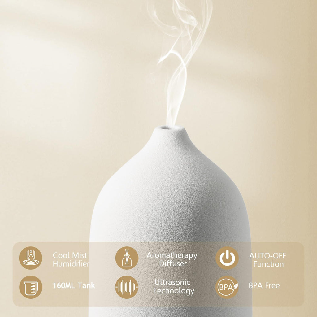 Ceramic Diffuser Essential Oil Diffusers Aromatherapy Essential Oil Diffuser for Room Air Diffuser Bedroom
