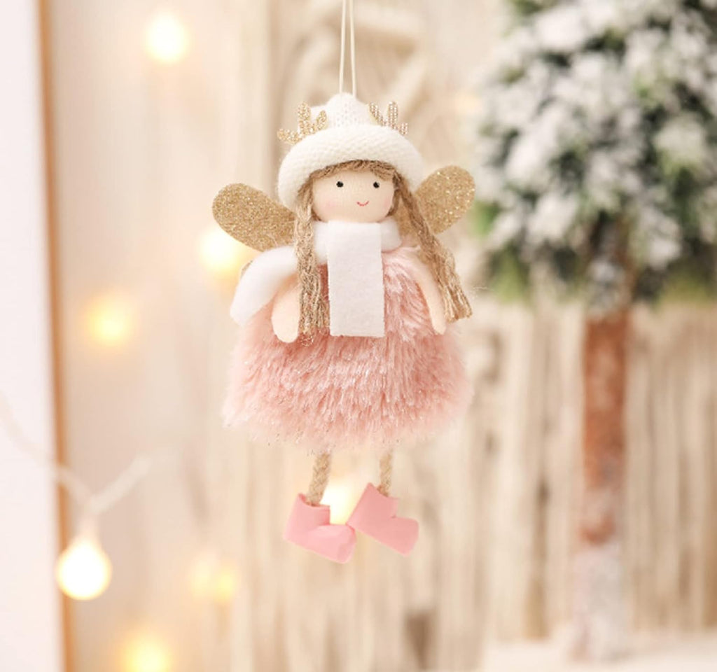 Christmas Angel Doll Decoration, Christmas Tree Hanging Ornaments, Thanksgiving Day Birthday Gifts, Fairy - Set of 3