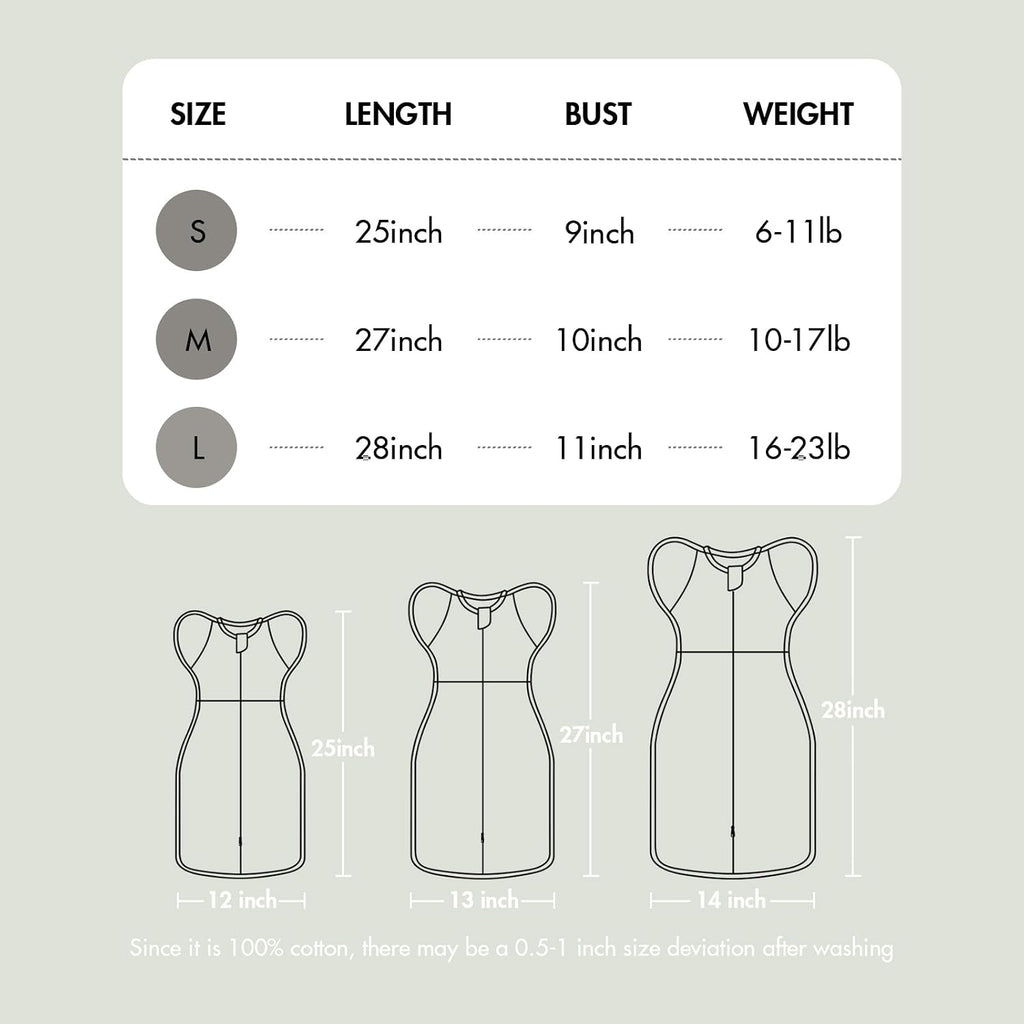 Arms Up Swaddles for Newborns, Baby Swaddle Sleep Sack