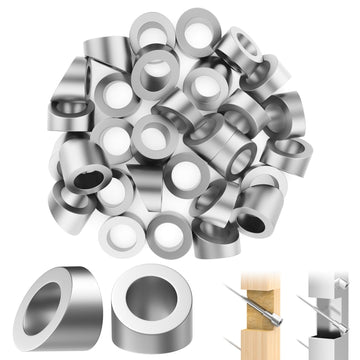 50 Pack 3/8" ID Angle Beveled Washer 25 30 35 Degree for 1/8" 5/32" 3/16" Deck Stair Cable Railing Kit for Wood Metal
