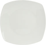 Simply Square 16 Piece Dinnerware Set, Porcelain, White