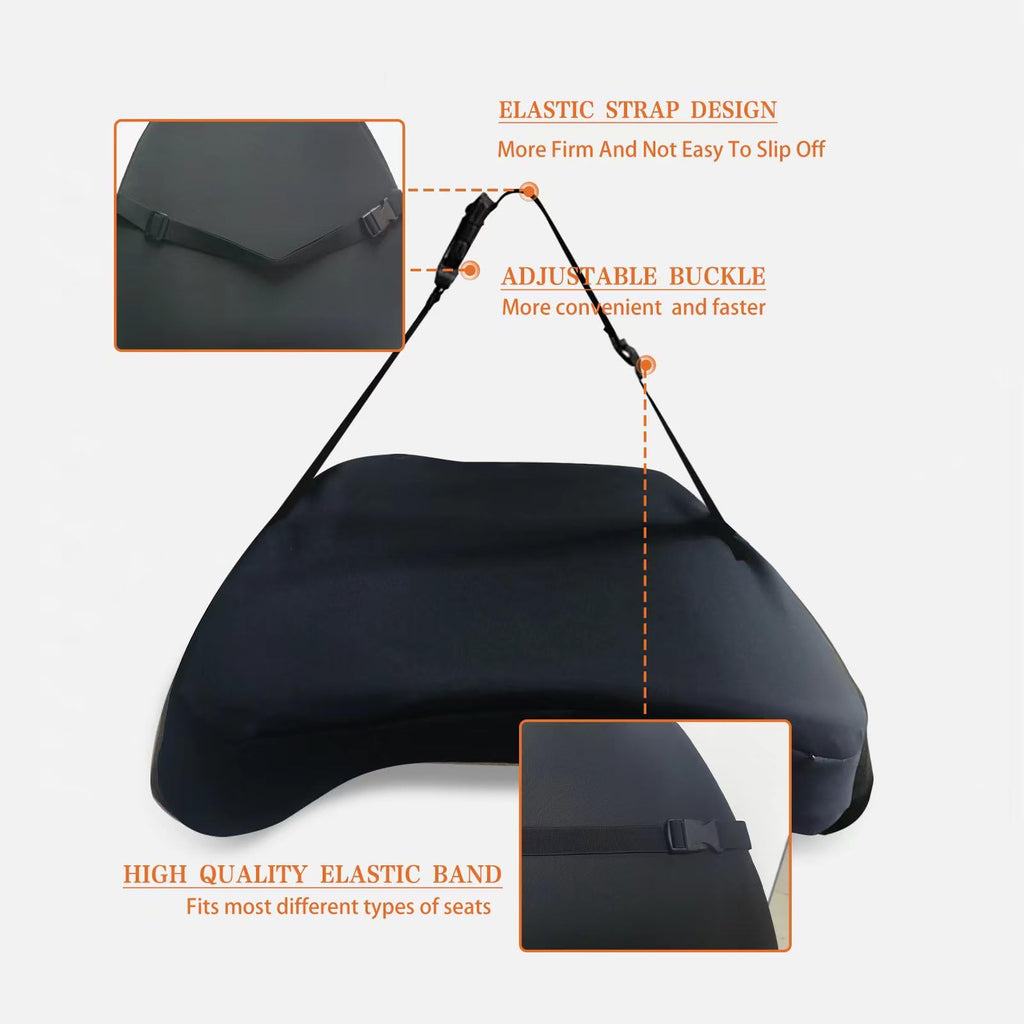 Super Comfy Lumbar Support Pillow, Car Seat Back Support Pillow for Driving