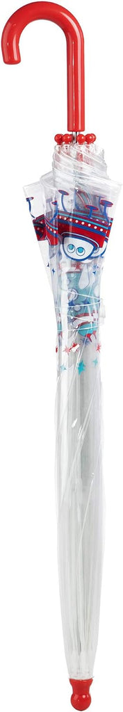 Kids Lightweight Dome Canopy Bubble Umbrella with Wind and Rain Protection