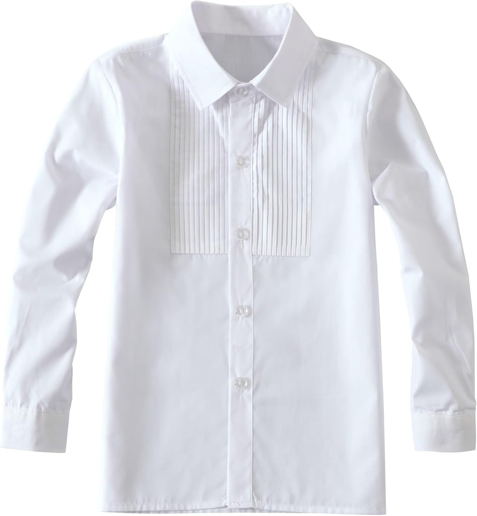 Boys Formal Suits Slim Fit 5 Piece Kids Jacket Pants Set with Shirt Tie
