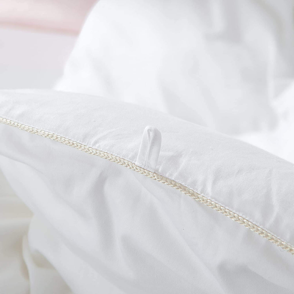 Super Luxurious Goose Down Alternative Comforter, 600 Thread Count 100% Egyptian Cotton Cover, Hard-to-FIND 70 oz