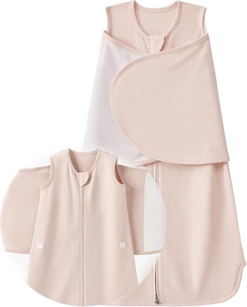 Sleep Sack Baby Swaddle, Houdini Proof 1.0 TOG Zipper Wearable Blanket, Warm Nursery Swaddle
