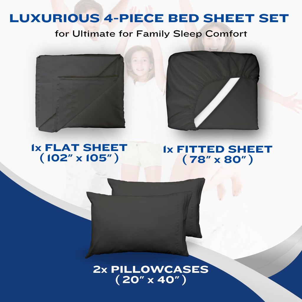 California King Sheet Sets - California King - Extra Deep - Gray