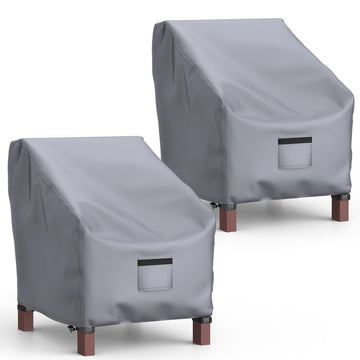 Waterproof, Lounge Deep Seat Cover, Heavy Duty Outdoor Lawn Patio Furniture Covers (36" W x 37" D x 36" H - 2 Pack)