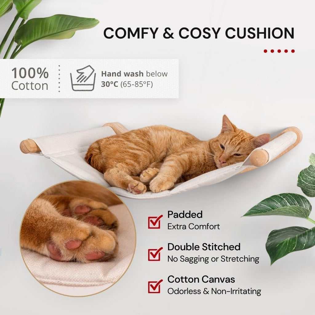 Cat Wall Hammock for Large Cats, Cat Wall Bed