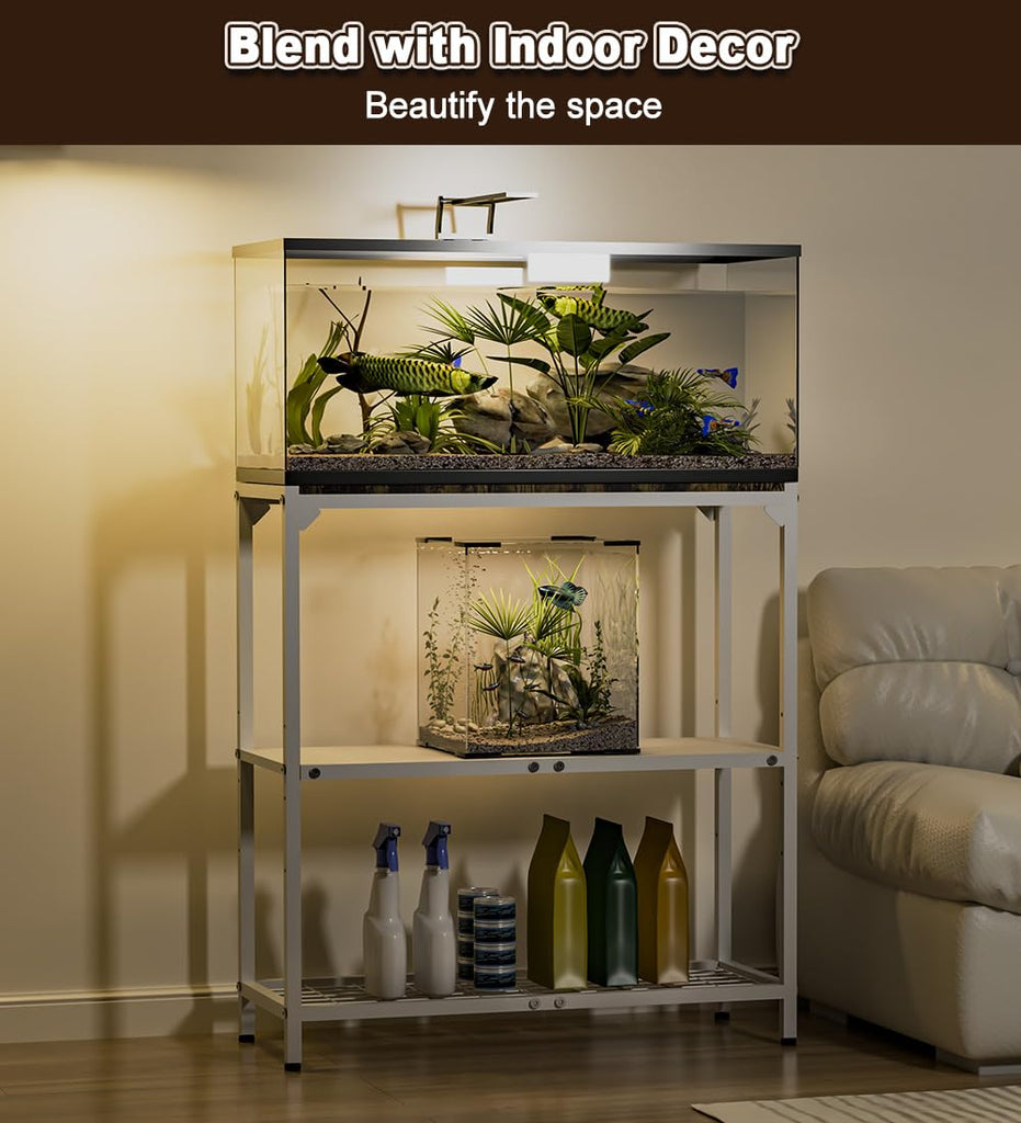 20-30 Gallon Aquarium Stand with 3-Tier Adjustable Storage Shelf